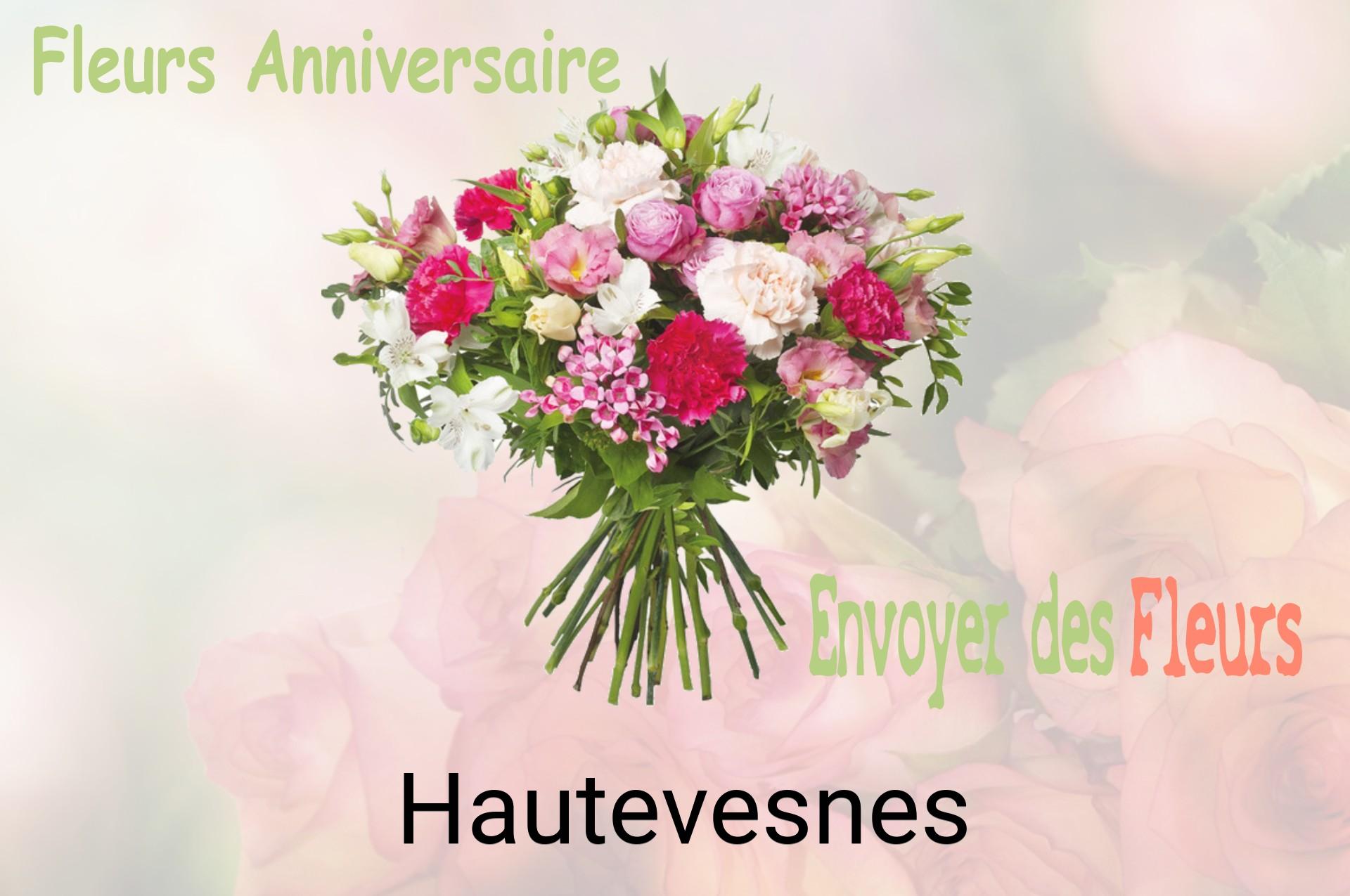 Bouquet de fleurs d’anniversaire livré à Hautevesnes